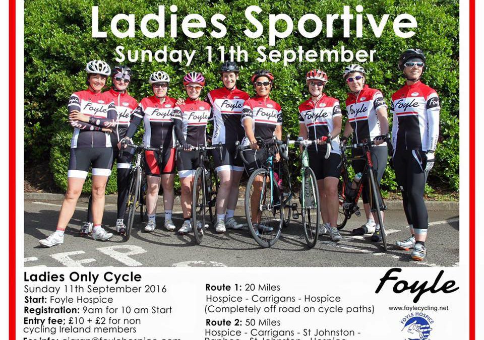 Annual Ladies’ Only Cycling Sportive launched in Derry this week