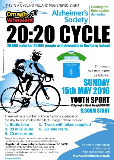 Omagh`s 20:20 Cycle Sunday 15th May