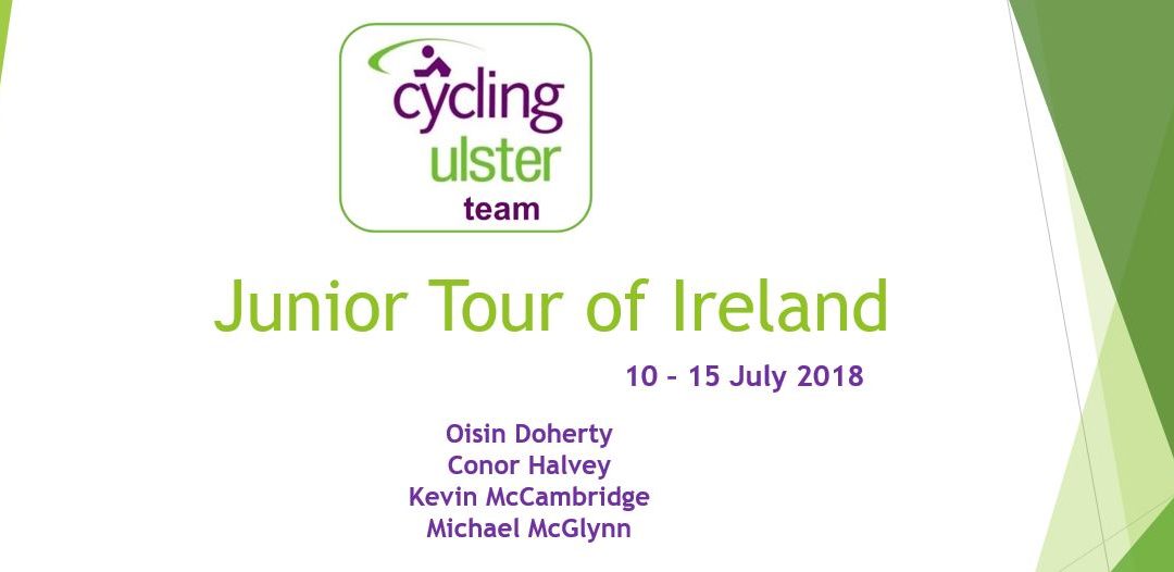 Cycling Ulster Team Announcement – Junior Tour of Ireland